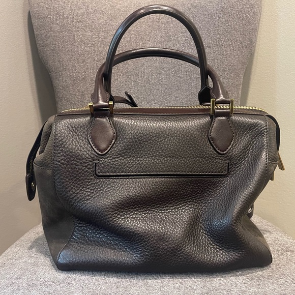 Michael Kors Collection Bag Suede Sides and Embossed Front Pocket - Picture 3 of 3